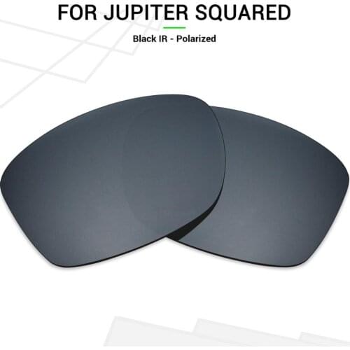 Mryok POLARIZED Replacement Lenses for- Oakley Jupiter Squared Sunglasses Black IR