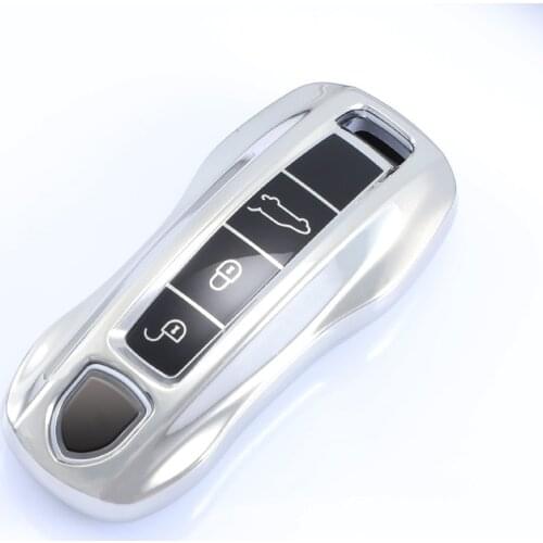 For Porsche Panamera Carman Macan Bobst Cayenne 911 970 981 991 92A 2017 Soft TPU Car Remote Key Case Key Cover Case Accessories