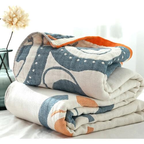 Soft Comfortable Cotton Blanket for Bed Adult Bedspread Travel Plane Sofa Throw Blankets Warm Bed Cover Air-conditioning Quilt