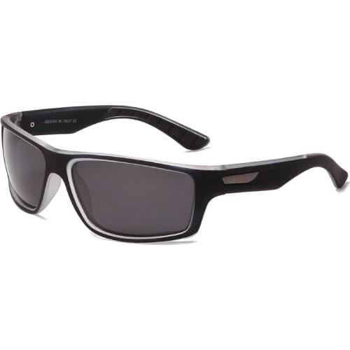 New Fashion Polarized Sunglasses Safe Driving Outdoor Sport Essential Glasses Unisex General Rectangular Practical UV400 Eyewear