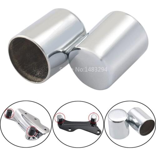 A Pair Chrome Point Docking Hardware Covers Kit Fit For 1984-2018 Harley CVO Limited FLHTKSE