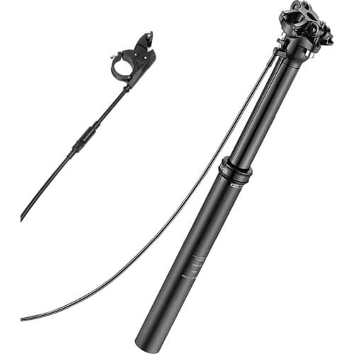 DNM CSP Mountain Bike Dropper Seatpost Remote Lockout 31.6mm Bicycle Adjustable Seat Post 380mm