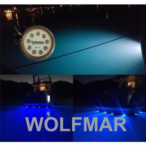 For boat and yacht underwater led Lighting 40W 9-30V supply Samsung led boat led RGB led
