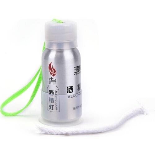 Portable 50ml Alcohol Lamp Stove Lab Equipment Heating Burners Camping Hiking Outdoor Picnic Mini Adapter Tool