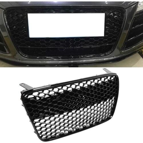 Car Front Grille Car Front Bumper Grill Center Grille for R8 2007 2008 2009 2010 2011 2012 2013 Car-Styling