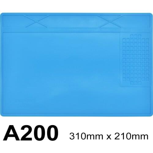 Silicon ESD Heat Insulation Working Mat Soldering Station Iron Phone Computer Repair Pad Heat-resistant BGA Insulator Platform