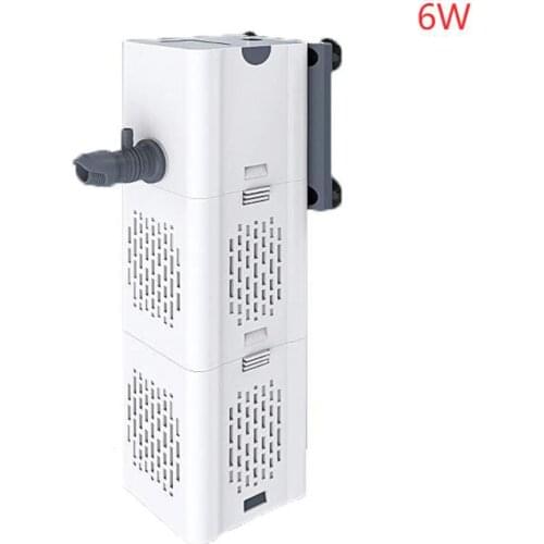 Built-in Fish Tank Filter Wear-resistant Rotor Aquarium Filter Pump With Large Capacity Filter Box Submersible Water Pump