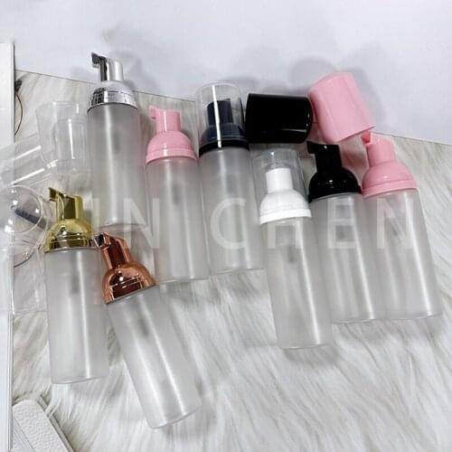 24 Pcs Foaming Bottle Liquid Soap Whipped Mousse Points Bottling Shampoo Lotion Shower Gel Foam Pump Travel Bottles 60ml 100ml