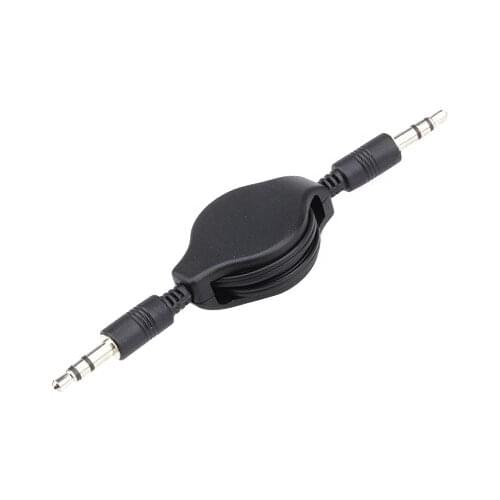 A Ausuky New 3.5mm Retractable Stereo Audio Male to Male Data Cable 1pcs -39