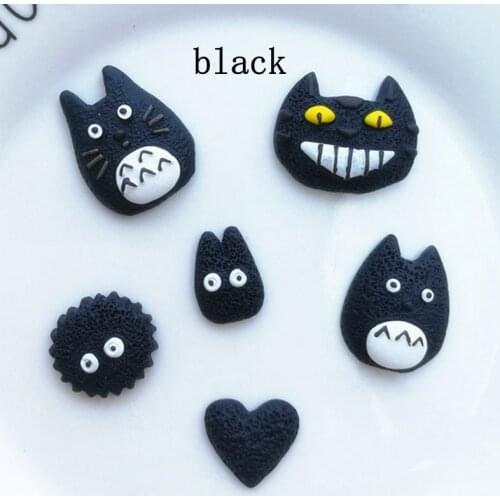 Hair accessories Miyazaki Junlong cat resin food play DIY mobile phone shell material earrings hairpin jewelry