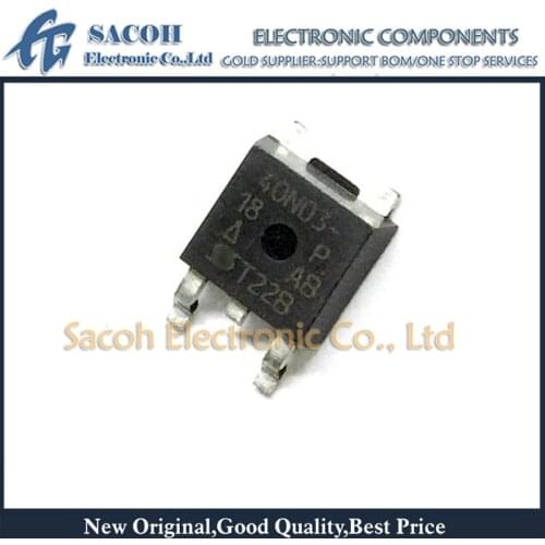 Free Shipping 10Pcs SUD40N03-18P SUD40N03-18 40N03-18 SUD40N02-08 TO-252 40A 30V N-channel MOSFET