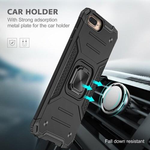 LS Magnetic Metal Ring Holder Kickstand Phone Case for iPhone se 2020 11Pro MAX XS Max XR 6 7 8 12 pro max Case Luxury Support