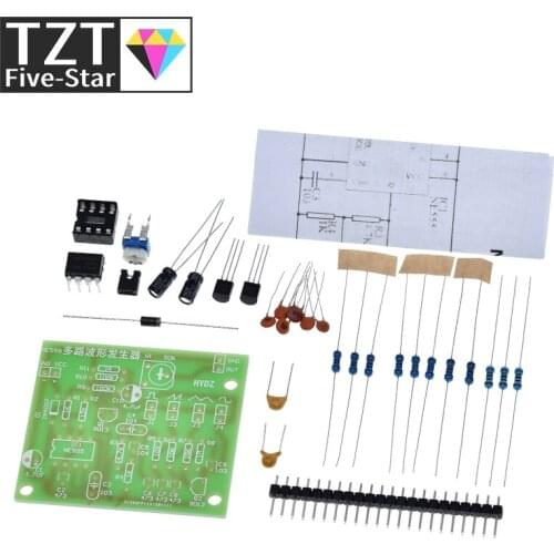 DC6-12V NE555 Pulse Generator Module Sine/Triangle/Square Wave generator multi-channel Waveform Signal Generator DIY Kit