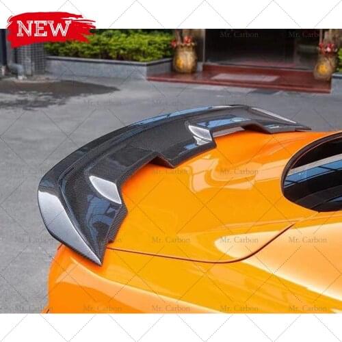FOR MUSTANG 2015 GT500-STYLE CARBON FIBER REAR SPOILER TRIM BODY KIT TUNING PART FOR MUSTANG CARBON TRUNK WING LIP RACING