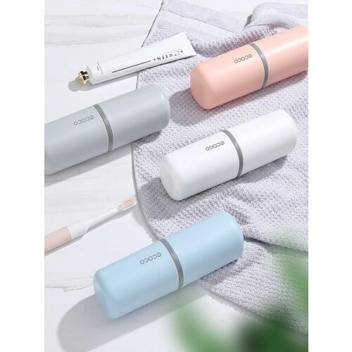 Zq Travel Mouthwash Cup Tooth Cup Tooth-Cleaners Toothbrush Portable Home Wash Toothpaste and Toothbrush Box