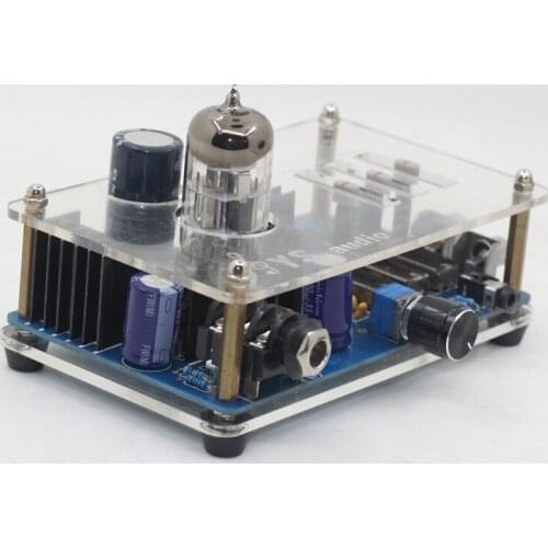 6N11 Electronic Tube AMP With Tone Class A Amplifier Bile Amp Preamp DC24V