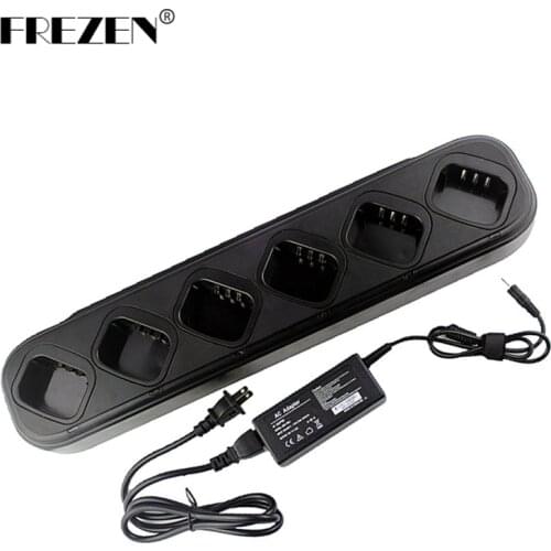 FREZEN 6-11 Charger Single Row Six Way Universal Rapid Charger For Baofeng UV-5R UV-5RA/B/C/D/E PLUS