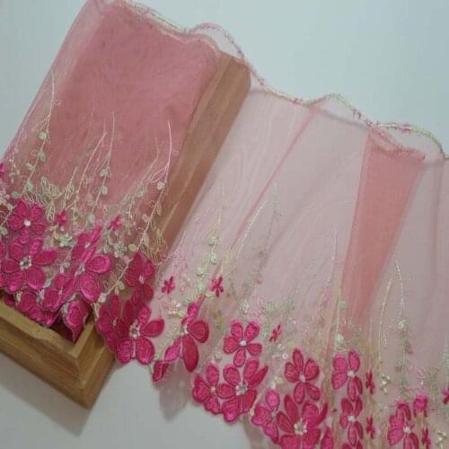 10Meters Exquisite Embroidered Flower Lace Trim High Quality Bra Underwear Fabric DIY Craft&Sewing Dress Clothing Accessories