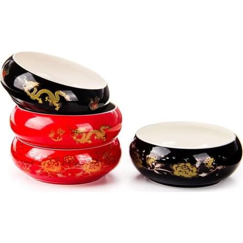 Chinese Style Tea Ceremony Tea Wash Bowls,Chinese Kung Fu Tea Set Tea Ceremony Accessories Water Container