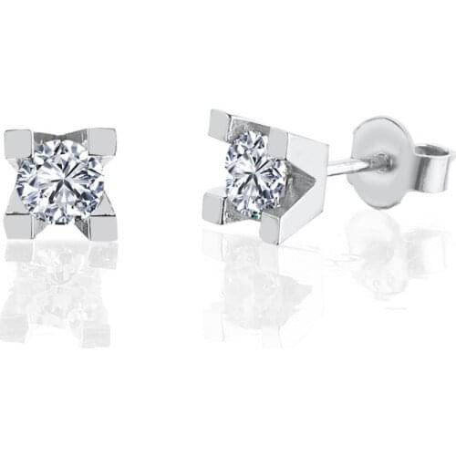 Trendy For Woman 925 Summer Fashion Jewelry Zircon Gift Cute Accessories High Quality Retro Crystal earring Swarovski