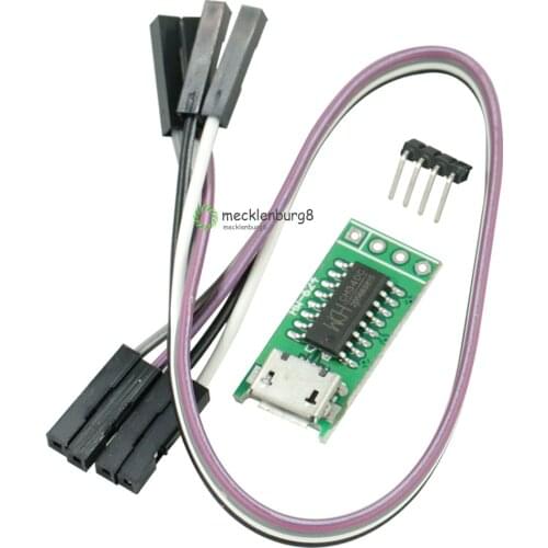 CH340C Micro USB to Serial Port TTL ISP Download Module 5 V / 3.3 V 500ma Replace CP2102 CH340G CH340T for STM32 51 with DuPont