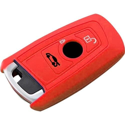 3 Buttons Soft Silicone Car Key Fob Protection Cover Case Shell for BMW X3 GT5 GTM4 Series