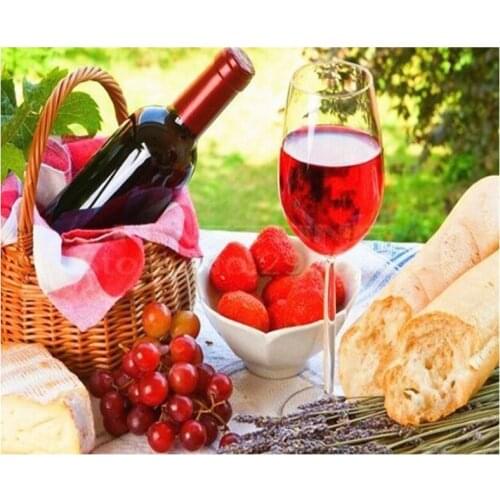 Diamond Paiting Food Diamond Painting Set Embroidery Kit Diamond Embroidery Painting