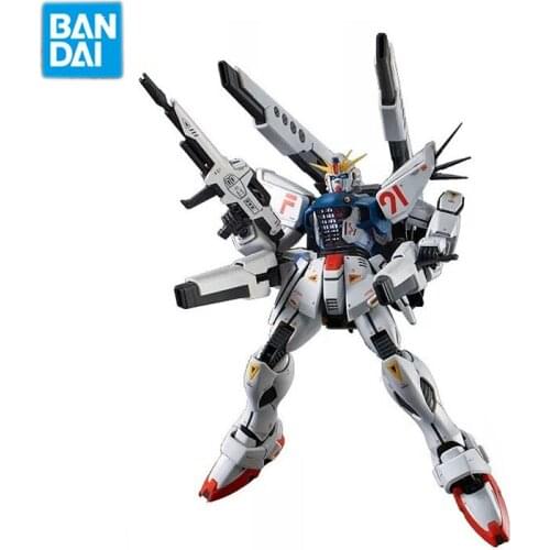 BANDAI MG 1/100 F91 Gundam Back Gannon Type Twin V.S.B.R Set Up Set Model Kids Assembly Toy Robot Anime Action Figure Collection