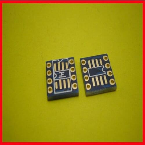 Adapter board single op amp to dual op amp AD797 OPA627 patch to straight plug single to double adapter plate sinking gold