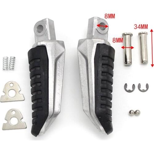 Rear Footrests Foot Pegs For Suzuki GSF650 Bandit GSF650S S GSF1250 1250 GSF1250S GSX1250 GSR400 43611-44G00 R 43621-44G00 L