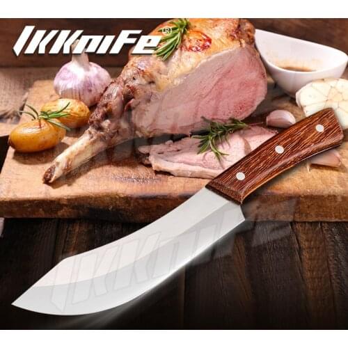 Chef Knife Stainless Steel 7.5" Kitchen Knife Slicing Meat Chopping Knife Butcher Knife Vegetables Cleaver Fish Filleting Knife