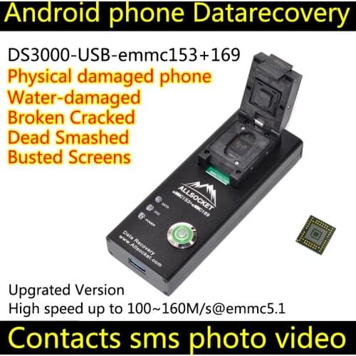 EMMC socket eMMC169 EMMC153 socket USB EMMC Programmer better than SD type nand flash Programming Adapter EMMC socket