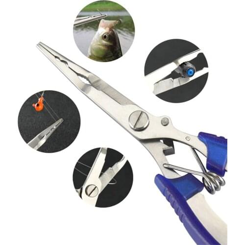 Fishing Pliers Fishing Tools Line Cutter Multifunctional Knot Stainless Steel Scissors Hook Remover Fishing Removal Equipment