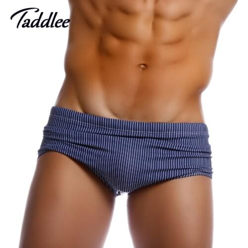 Taddlee Brand Men Brazilian Classi Cut Swim Wear Briefs Bikini Sexy Mens Swimwear Swimsuits Swimming Surfing Board Trunks Shorts