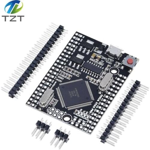 TZT Mega 2560 PRO MINI 5V (Embed) CH340G ATmega2560-16AU with male pinheaders Compatible for arduino Mega 2560