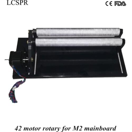 Rotary axis/cylinder roller rotary tools engraving wine bottle or cup for 42 motor LIHUIYU M2 mainboard laser engraving machine