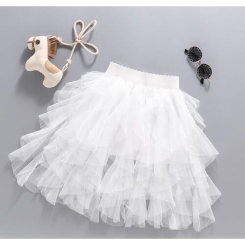Girl tutu Skirt 2020 New summer new baby children kids casual Dance mesh skirt