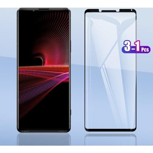 For Sony Xperia 1 5 III 10 III 1iii 10iii Xperia1iii Full Cover Tempered Glass Screen Protector Explosion-proof Protection Film