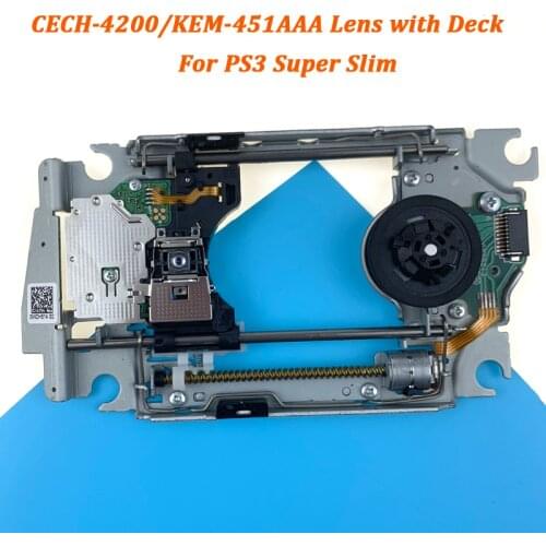 100% Tested New KEM-451AAA kem 451aaa Laser Lens reader for PS3 Super Slim CECH-4200 KES-451 with deck mechanism
