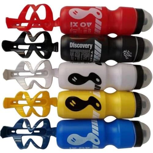 750ml Bicycle Waterbottle Mountain Road Bike Water Bottle Outdoor Cycling Kettle Portable with Bottle Holder Bike Accessory