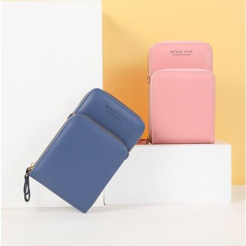 85Womens zipper handbag large capacity chain fashion mobile phone bag popular