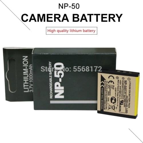NP-50 FNP50 NP50 Battery for Fujifilm X10 X20 XF1 F50 F75 F665 F775 F900 EXR F505 F305 F85 F200 F100 Batteries bateria
