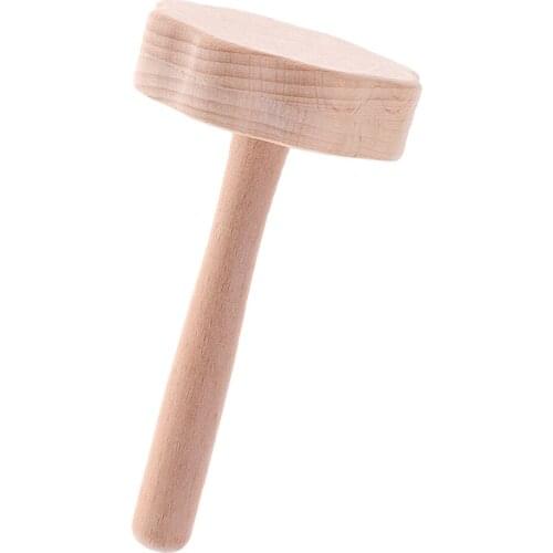 Wood Handle Hand Bell Toy Percussion Instrument for Kids Early Learing