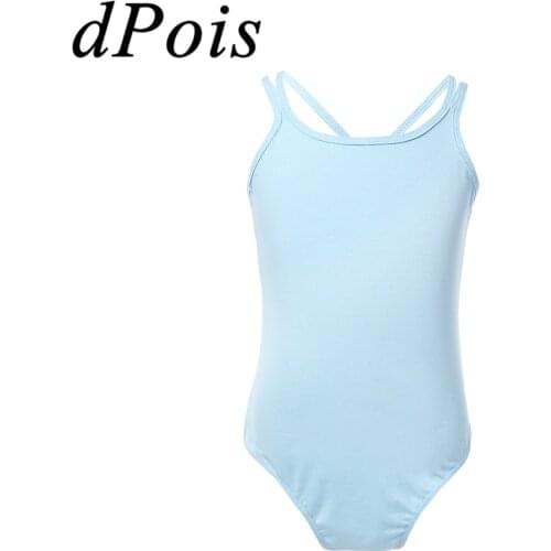 Kids Girls Ballet Dance Dress Rhythmic Gymnastics Leotard Bodysuit Skating Unitards Ballerina Dancing Costume Swimsuit Swimwear