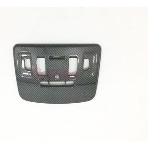 For Toyota Camry 2018 Carbon Fiber Color Interior Moulding Reader lamp Cover Trim Decorative Car Styling Accessories