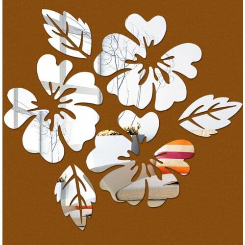 Hot sale wall sticker modern design for birds home decor diy mirror 3d stickers sofa back ground