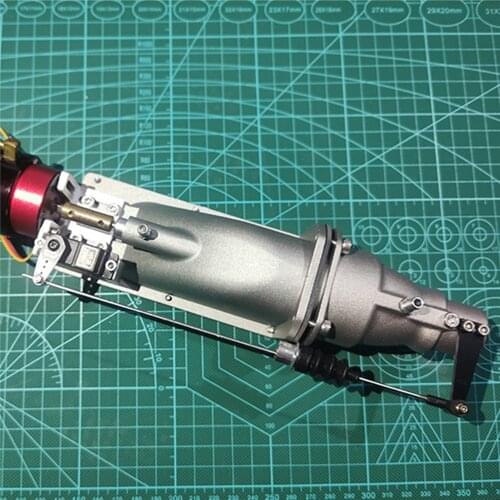 Full Aluminum Alloy Pump Body 35MM Water Jet Water Thruster Underwater Propulsion Jet Pump for RC Boat Modification Part