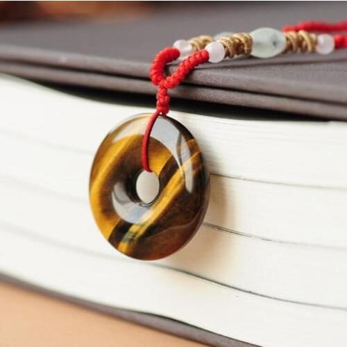 Koraba Fine Jewelry Chinese Beautiful Natural Jade Hand-carved Lucky Buckle Jadeite Round Pendant Free Shipping