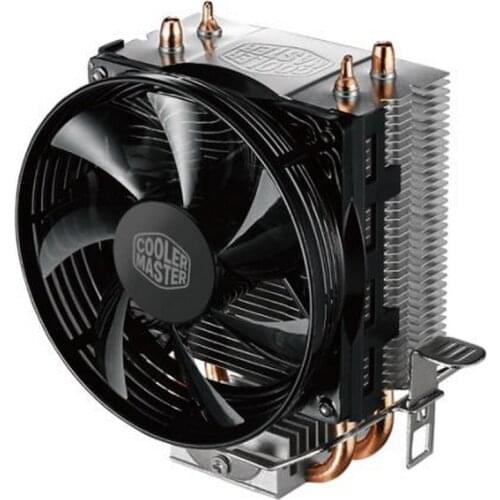 2 Heat Pipe CPU Cooler For Intel 775 115X AMD AM4 T20 CPU Radiator 95.5mm Quiet CPU Cooling LED Fan