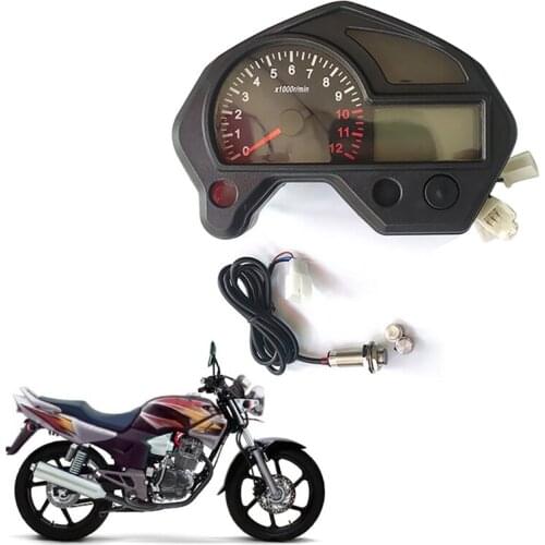 Motorcycle Multicolor Instrument Assembly for Honda Tiger 2000 SpeedoMeter Odometer Gauge Gear Indicator Meter